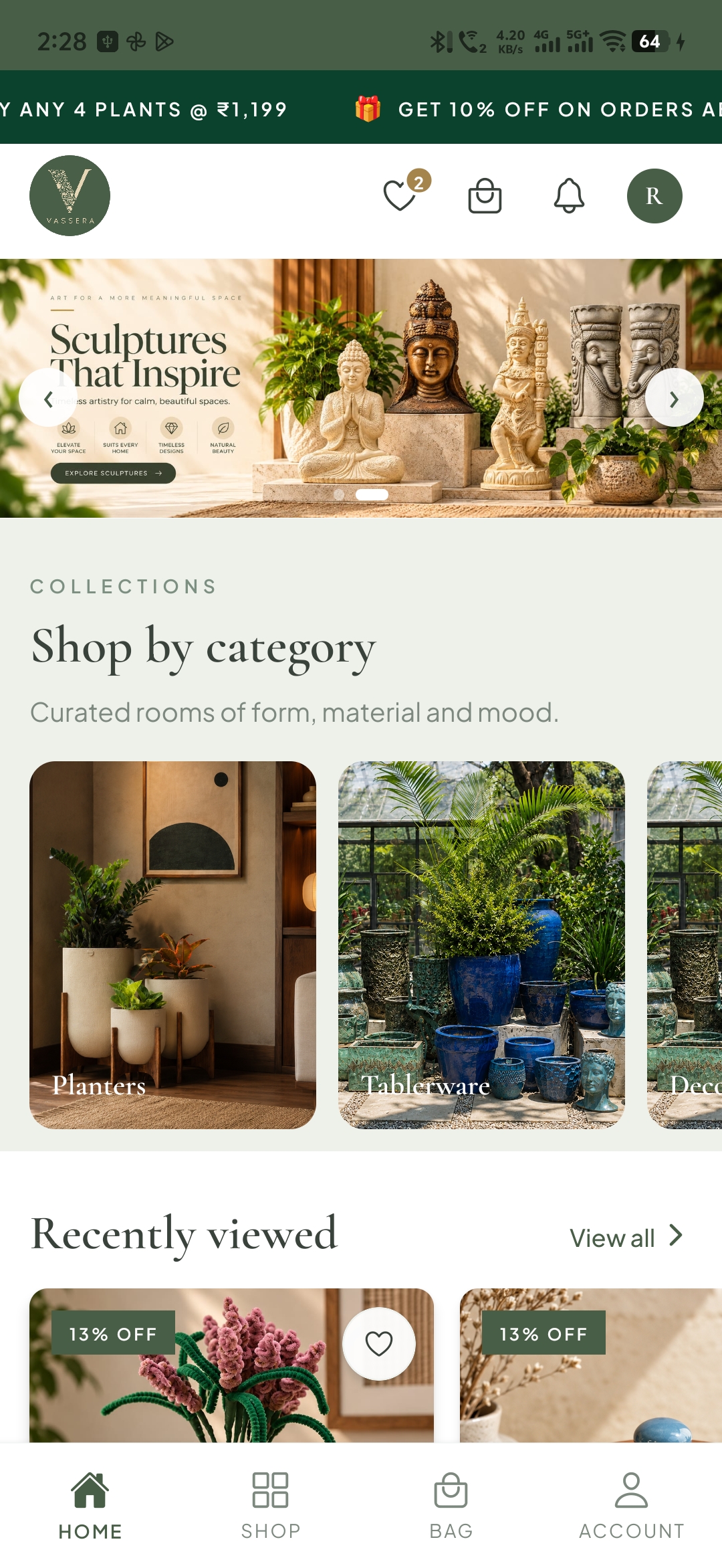 Vassera app on mobile